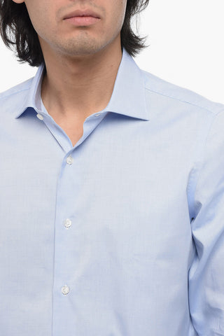 Cotton MILANO Shirt with Spread Collar