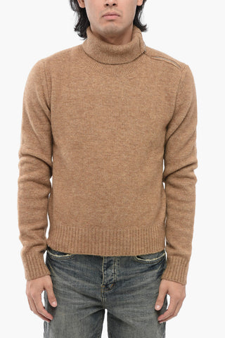 Turtleneck MAVERICK Pullover with Zipped Detail