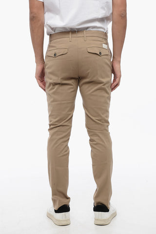 Regular Waist Slim Fit Chinos Pants
