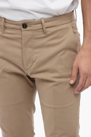 Regular Waist Slim Fit Chinos Pants