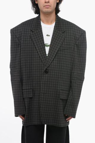 Blazer UNISEX in Lana con Spalline Imbottite