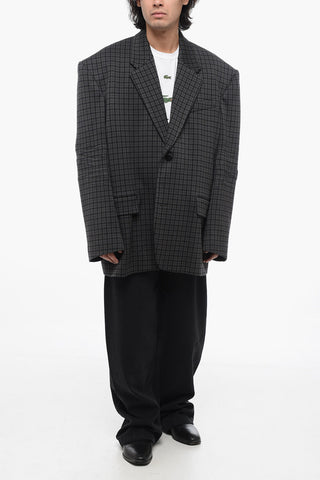 Wool Blazer UNISEX With Padded Shoulders