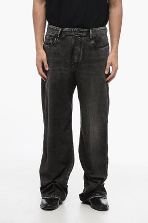 Flannel 5-Pocket Pants UNISEX Denim-Effect