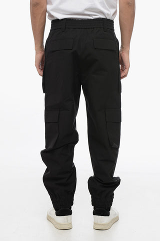 Cotton Cargo Pants with Cuffs