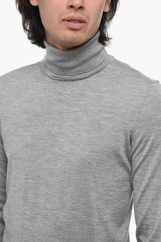 Turtleneck Cashmere and Silk Sweater