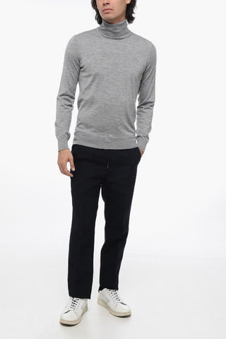 Turtleneck Cashmere and Silk Sweater
