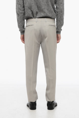 Pantaloni Regular-Fit In Lana