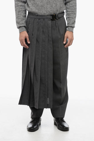 Wool Kilt With Buckle