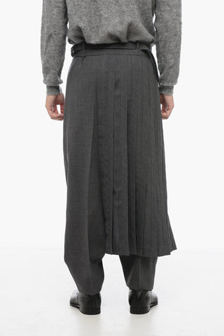 Wool Kilt With Buckle