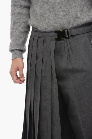 Wool Kilt With Buckle