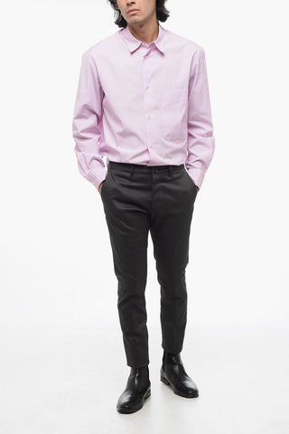 Pantaloni Chino in twill di Cotone Stretch
