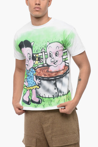 T-Shirt Girocollo Stampata