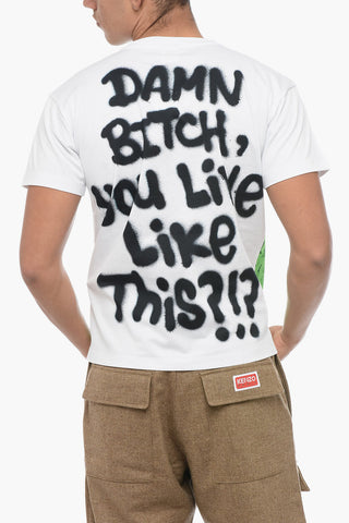 T-Shirt Girocollo Stampata
