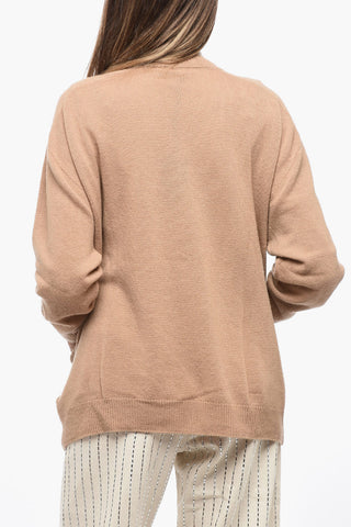 Cardigan DAILY in Misto Cashmere con Tasche a Toppa