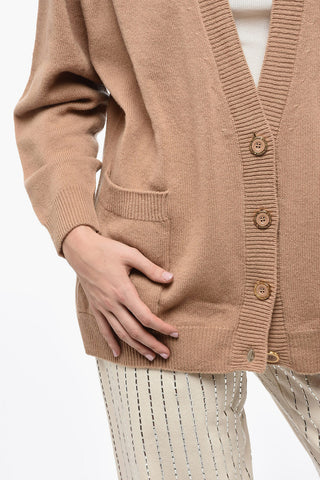 Cashmere Blend DAILY Cardigan with Patch Pockets