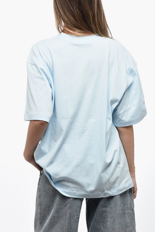 Boxy-fit T-shirt with Logo Print