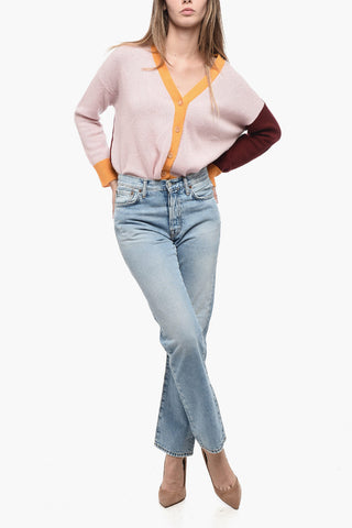 Delavè SPODNIE Jeans with Distressed Effect 18cm