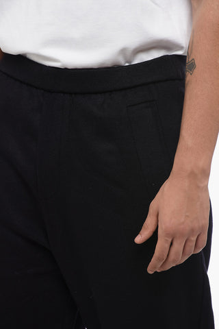 EMPORIO Cashmere Blend Pants with Elastic Waistband