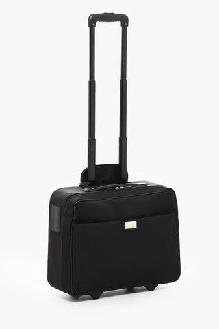 Fabric and Leather 2R Cabin Trolley