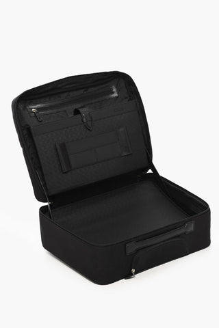 Fabric and Leather 2R Cabin Trolley