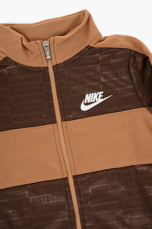 Set Sweatshirt Und Joggers TEXTURED CLUB Mit All-Over-Logo