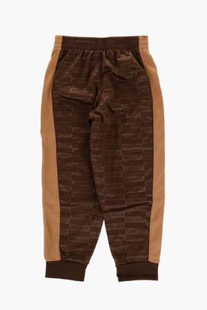 Set TEXTURED CLUB Felpa e Joggers con Logo All-Over