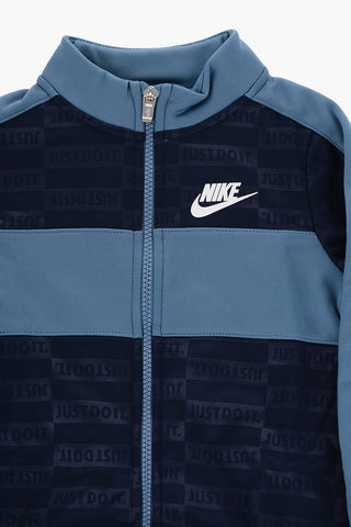 Set TEXTURED CLUB Felpa e Joggers con Logo All-Over