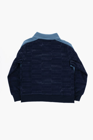 Set TEXTURED CLUB Felpa e Joggers con Logo All-Over