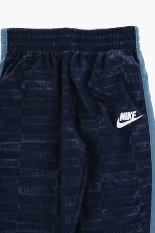 Set TEXTURED CLUB Felpa e Joggers con Logo All-Over