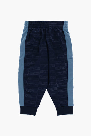 Set TEXTURED CLUB Felpa e Joggers con Logo All-Over