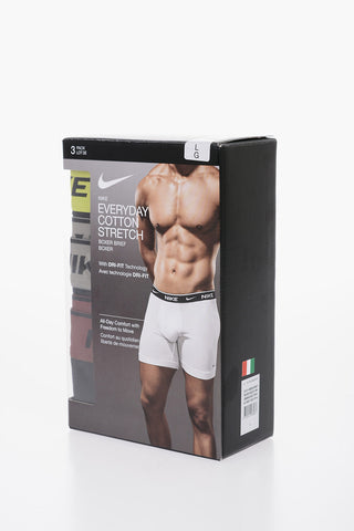 Set of 3 Pairs of Boxers with Logo Band