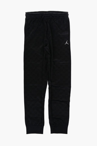 AIR JORDAN Solid Joggers with All-Over Monogram