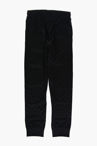 AIR JORDAN Solid Joggers with All-Over Monogram