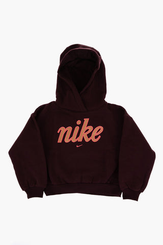 Felpa Hoodie  CLUB in Cotone Felpato con Ricamo Logo