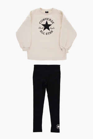 ALL STAR CHUCK TAYLOR Set Felpa Girocollo e Leggings