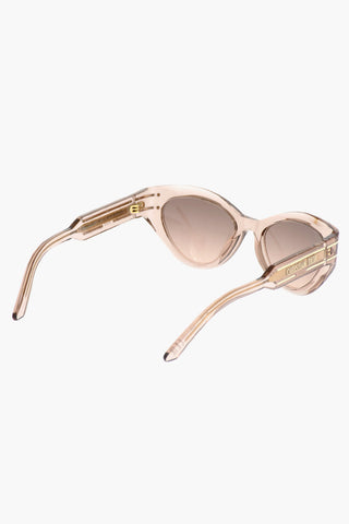  Solid Color DIOR SIGNATURE B71 Sunglasses with Butterfly Frame
