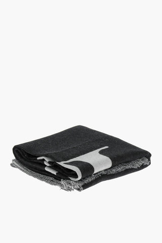 HOMME ERL Fringed Wool Blanket