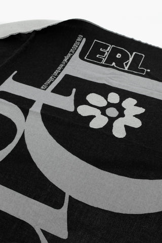 HOMME ERL Fringed Wool Blanket