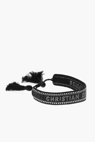 Jaquard Logoed Bracelets with Strass Application