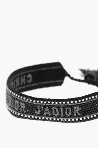 Jaquard Logoed Bracelets with Strass Application