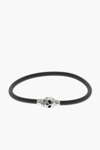 Solid Color Rubber Bracelet with Magnetic Closure