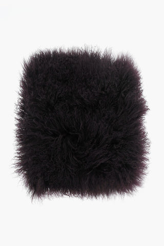 Shearling Oversized Neck-Collar