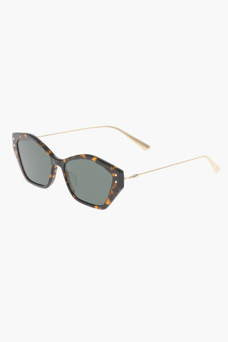 Tortoiseshell MISS DIOR S1U Sunglasses with Butterfly Frame