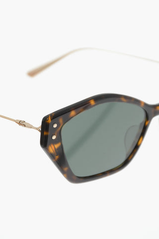 Tortoiseshell MISS DIOR S1U Sunglasses with Butterfly Frame