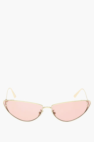 Golden Metal Frame MISS DIOR B1U Cat-Eye Sunglasses