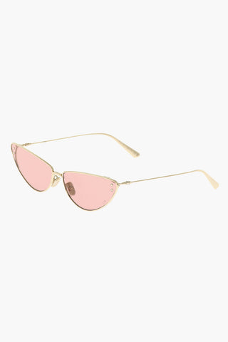 Golden Metal Frame MISS DIOR B1U Cat-Eye Sunglasses