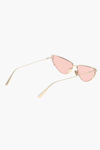Golden Metal Frame MISS DIOR B1U Cat-Eye Sunglasses