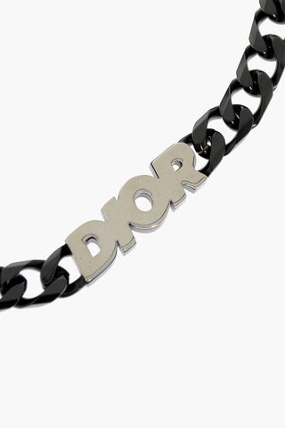Black Finishing DIOR ITALIC Necklace