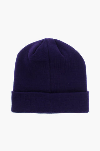 Beanie in Tinta Unita con Logo Ricamato