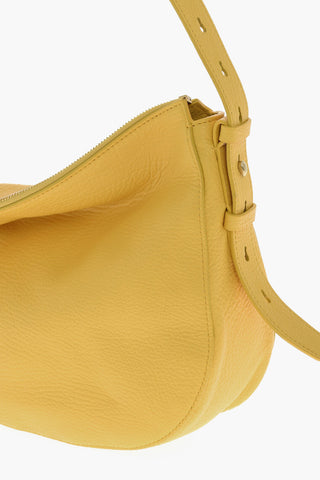 Textured Leather SM KNIGHT Shoulder Bag with Metal Details